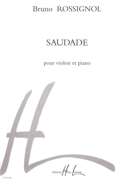 Saudade - partition Piano