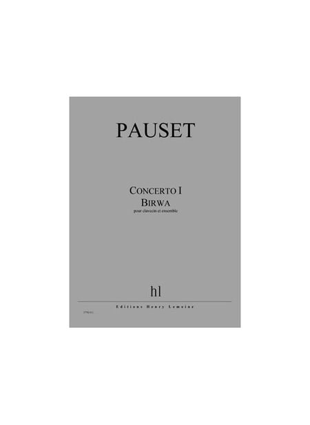 Concerto I (Birwa) - partition clavecin