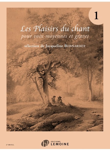 Les Plaisirs du chant Vol.1 (voix moyennes et graves) - partition voix