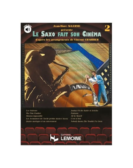 Le Saxophone fait son cinéma Vol.2 - partition saxophone