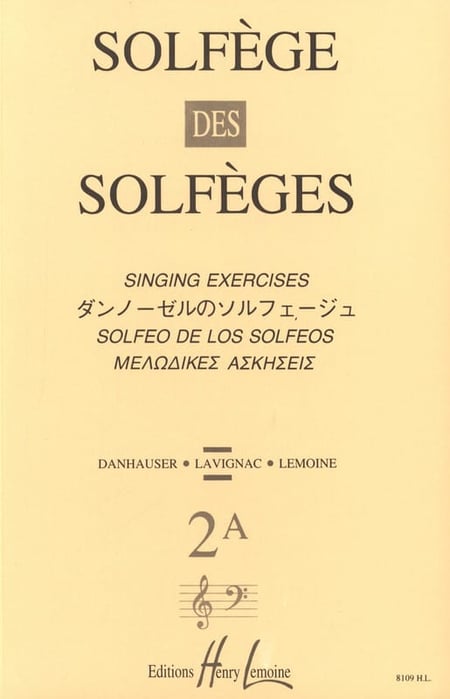 Solfège des Solfèges Vol.2A (sans accompagnement) - méthode Solfège