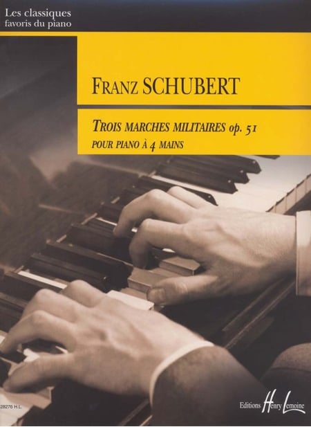 3 Marches militaires Op.51 - partition Piano