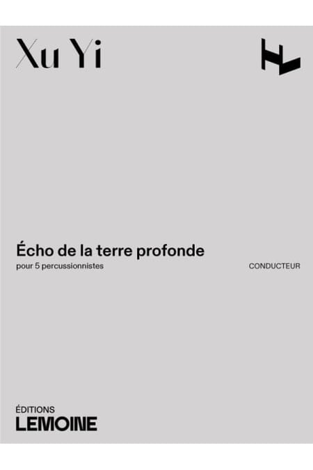 Echo de la terre profonde - partition percussion