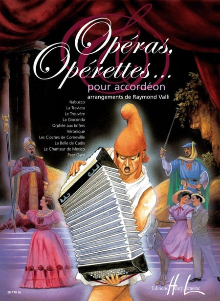 Opéras, Opérettes pour Accordéon - partition accordéon