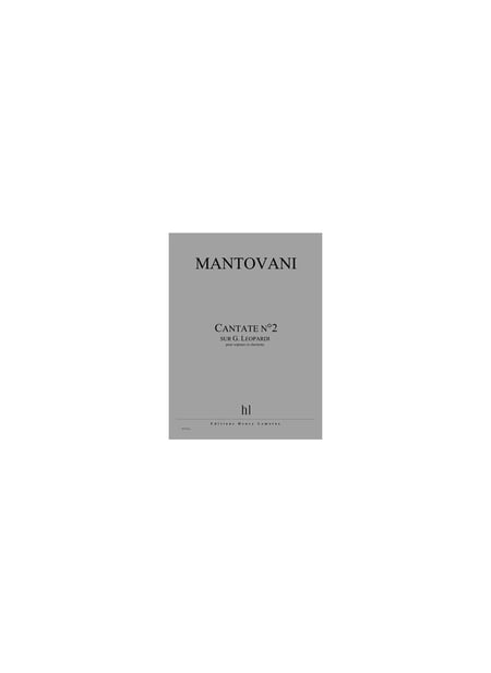 Cantate n°2 (sur G. Leopardi) - partition soprano