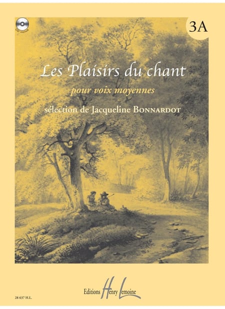 Les Plaisirs du chant Vol.3A - partition voix