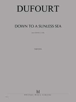 Down to a sunless sea - partition orchestre à C