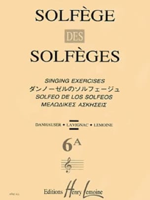 Solfège des Solfèges Volume 6A (sans accompagnement) - méthode Solfège