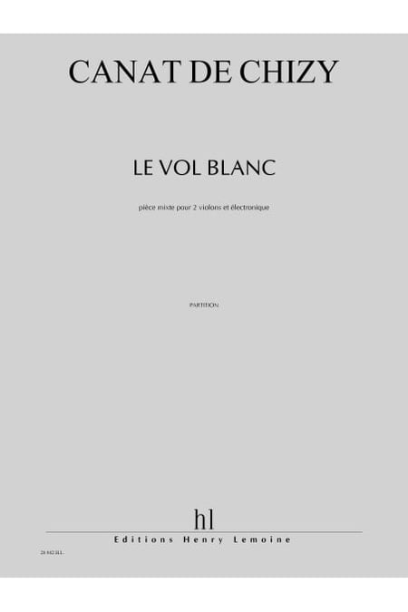 Le Vol blanc - partition violon