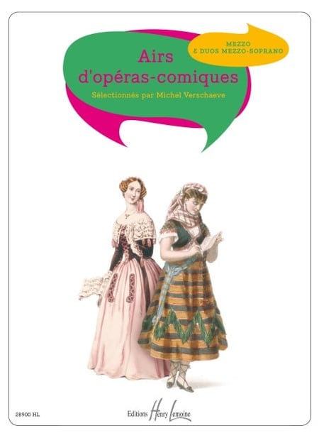 Airs d'opéras-comiques – Mezzo-soprano et duos mezzo - partition mezzo et piano