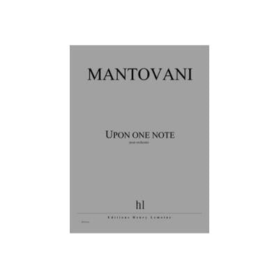 Upon one note - partition orchestre