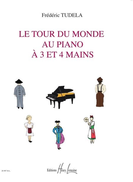 Le Tour du Monde au piano à 3 et 4 mains - partition Piano