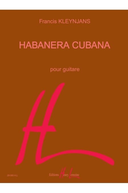 Habanera Cubana - partition guitare