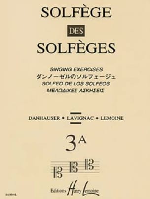 Solfège des Solfèges – Volume 3A (sans accompagnement) - méthode Solfège
