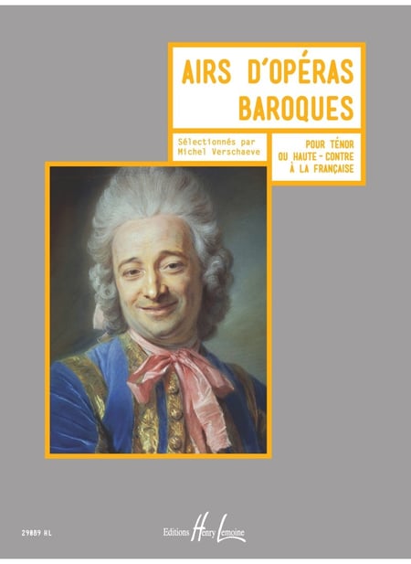 Airs d'opéras baroques pour Ténor ou Haute-contre - partition tenor ou hautbois