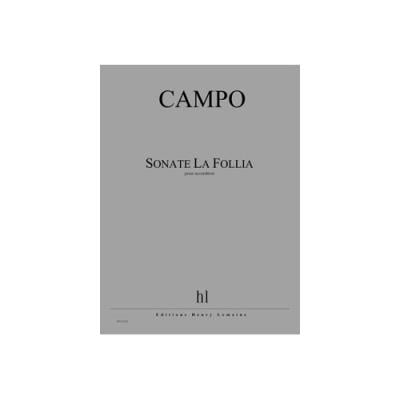 Sonate « La Follia » - partition accordéon