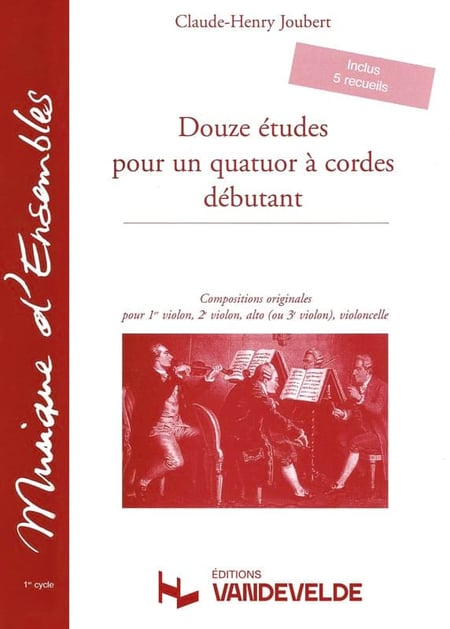 12 Études pour un quatuor à cordes débutants -   - débutant