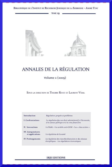 Annales de la régulation t.2 (édition 2009)