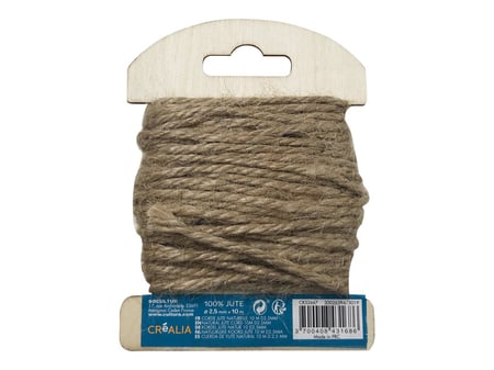 Ficelle De Jute Naturelle 100 Mètres X 3 Mm - Corde Chanvre Robuste Pour Emballage, Décoration, Jardinage