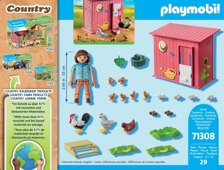 Playmobil® - COUNTRY - 71307 Animaux de la ferme