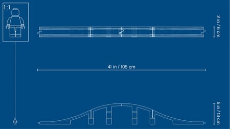 Lego®duplo 10872 - les rails et le pont du train