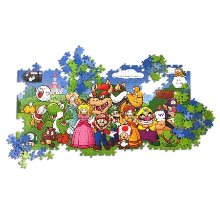 Puzzle 500 pièces Super Mario and Friends - Jeux classiques