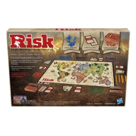 Risk - Jeu de societe de Stratégie - Jeu de Plateau - Jeux classiques