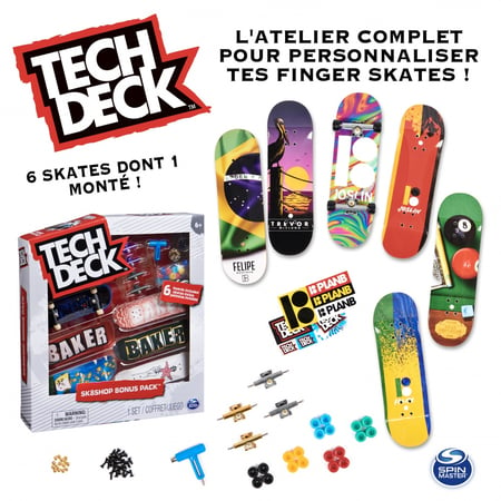 Finger Skate - TECH DECK - SKATE SHOP BONUS PACK - Atelier Authentique  les Prix d'Occasion ou Neuf