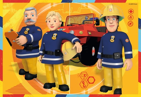 Puzzle sam le pompier - + 3 ans - 30 pièces - Conforama