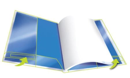 Oxford - Couverture de livre - Rouleau de 45 cm x 3 m - 5 µm - transparent  - film polypropylène Pas Cher