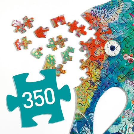 Janod - Puzzle éducatif pour enfant 350 pcs monde