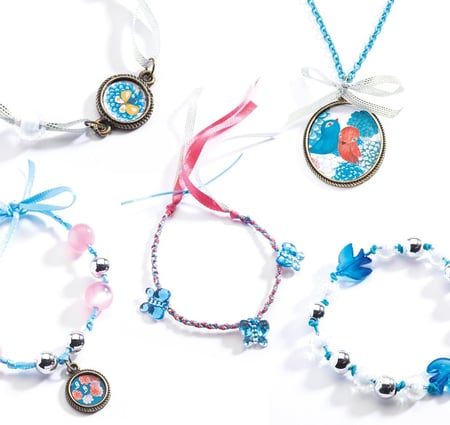 Perles Fantaisies Oiseaux Coffret Bijoux Enfant - Djeco