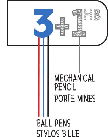 Lot de 6 porte-mines en métal argenté avec mine 0,3 0,5 0,7 0,9 1,3 2 mm HB  recharges pour crayons en métal pour dessin artistique, peinture :  : Fournitures de bureau