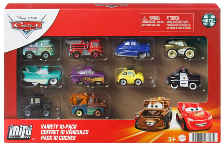 Coffret 10 Vehicules Cars Disney Pixar Modeles aleatoires Vendu a l unite Jeux d imagination Cultura