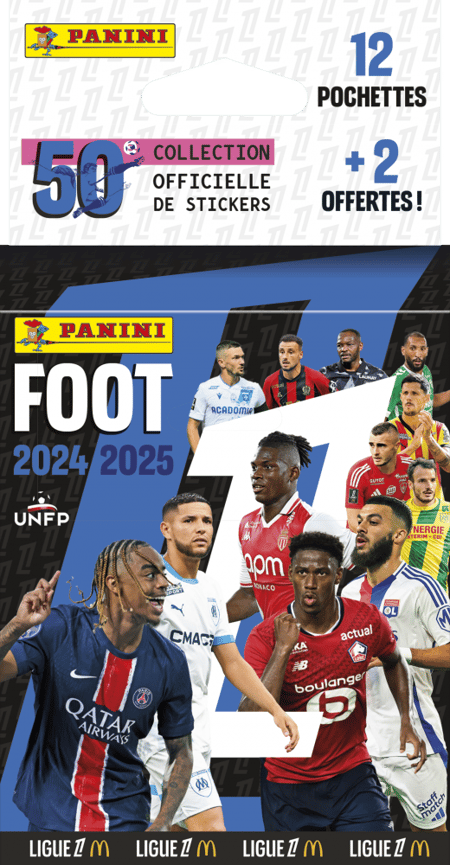 Lot cartes Panini Foot Intermarche 2023
