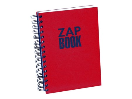 1 Cahier de dessin - Format A5 14.8 x 21 cm - Zap Book