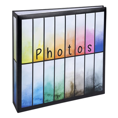 Album photo à pochettes rainbow- 200 photos - 10 x 15 cm - Album photo