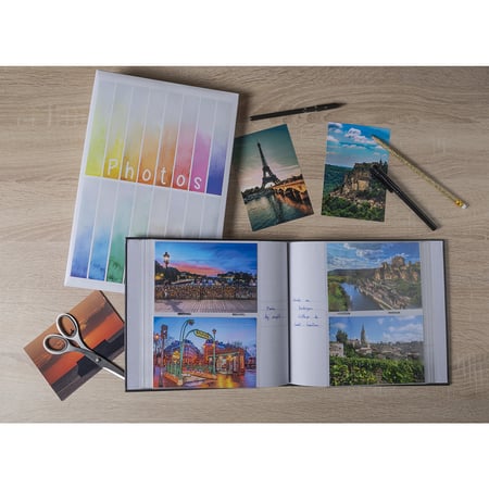 Album photo à pochettes rainbow - 300 photos - 10 x 15 cm