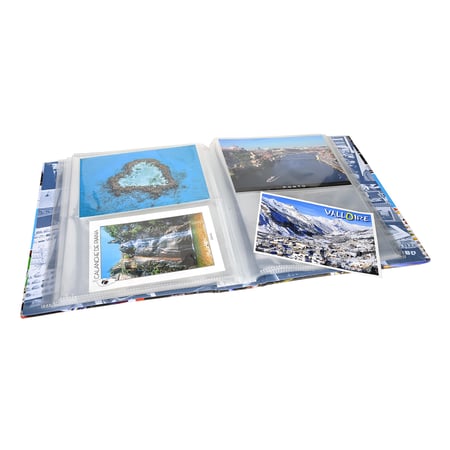 Exacompta, Album de collection, Cartes postales, 20 x 25.5, 96115E