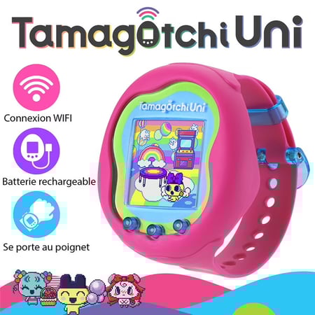 Tamagotchi Uni - rose - Jeux de récré | Cultura
