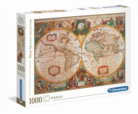 Puzzle 1000 pièces - Mappemonde