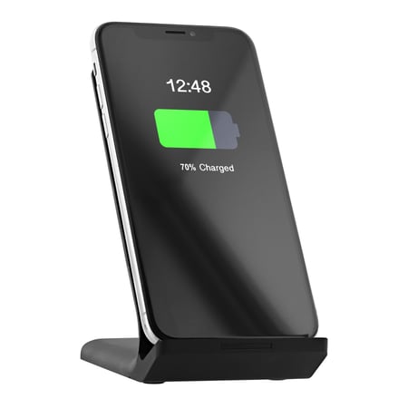 Akashi Chargeur Rapide Sans Fil 15W Noir - Chargeur téléphone