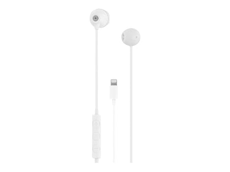 Ecouteurs Avizar Écouteurs Filaires iPhone Lightning Télécommande Micro  Connexion Bluetooth Blanc
