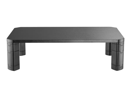T'nB - Support pour écran à pieds modulables - Noir