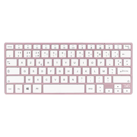 T'nB iClick - ensemble clavier sans fil et souris sans fil - rose