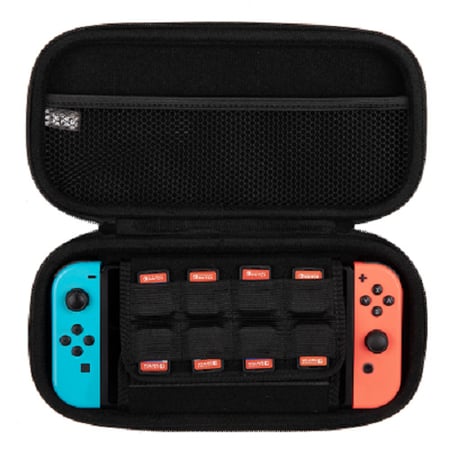 Etui et protection gaming Wisetony 【Nom du magasin:®】Boîtes de rangement  avec 16 poches pour jeux Nintendo Switch - Noir,One Piece