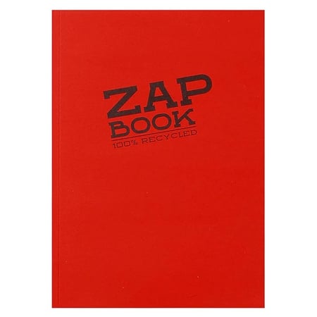 1 cahier de dessin - Format A4 21 x 29.7 cm - Zap Book - Clairefontaine -  160 pages unies - Coloris assortis