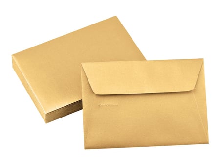 20 enveloppes Pollen 114x162 mm - Or - Cartons d'Invitation - Préparer la  Fête - Fêtes et anniversaires