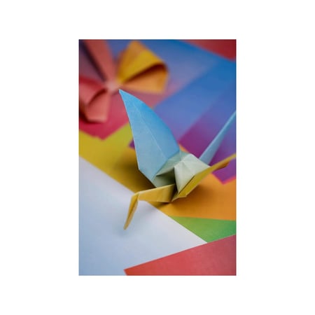 Lot de papiers origami Clairefontaine - 100 feuilles - Couleurs dégradées - 20 x 20 cm - 70g/m²