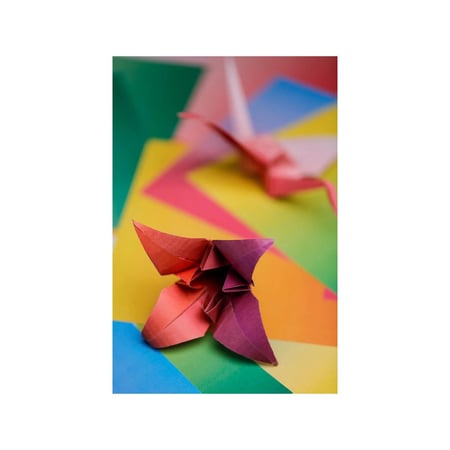 Lot de papiers origami Clairefontaine - 100 feuilles - Couleurs dégradées - 20 x 20 cm - 70g/m²